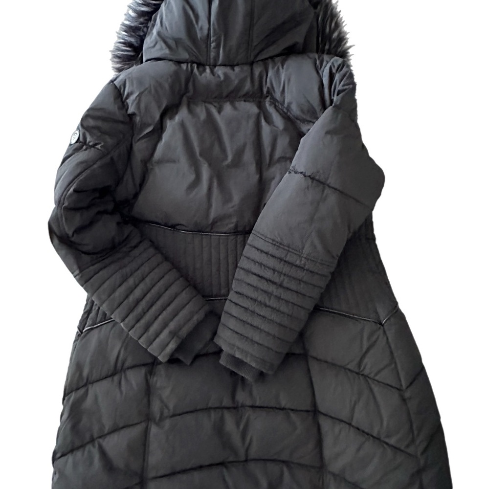 Noize Black Puffer Jacket with Faux Fur Trim - Picture 2 of 7